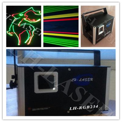 China 1.5 W RGB Full Color Show Laser Auto / Key Switch Dj Disco Projectors for sale