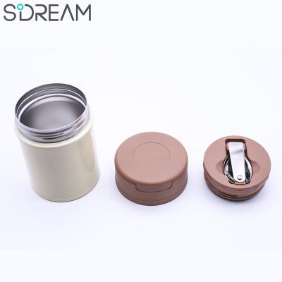 China Sustainable 500ml thermal vacuum food container double walled stainless steel thermos jar for sale