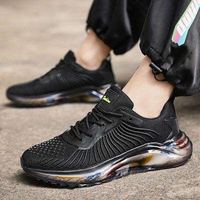 China Damping the drop shipping man popcorn running and sporting tall fashionable leisure. Sports shoes 39---46 for sale