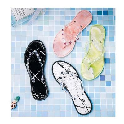 China Fashion Trend Wholesale Summer New Web Celebrity Slippers Beach Home Wear Slipper Female Bedroom Flip Flops for sale