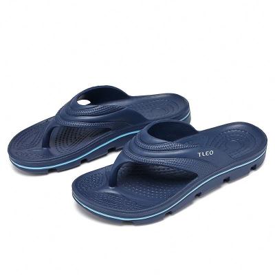 China Wholesale Men's Fashion Trend 2021 Summer Leisure EVA Indoor Comfortable Flip Flop Soft-Soled Non-slip Slippers for sale