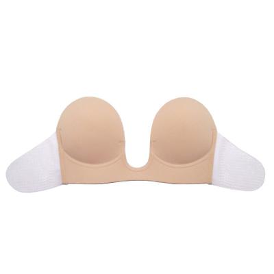 China Anti Static Women Push Up No Plunge Freebra Silicone Adhesive U Bra for sale