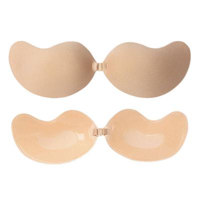 China Self Adhesive Seamless Bra Underwear Lift Up Strapless Invisible Bra for sale