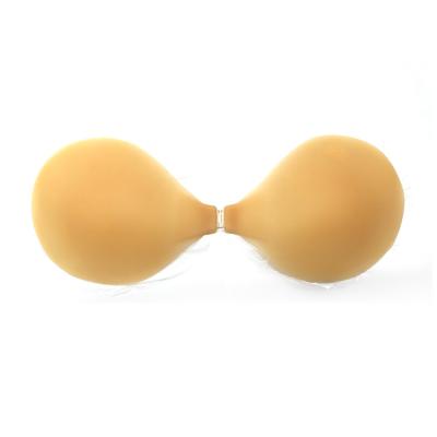 China Invisible Bra Matte Silicone Bra QUICK DRY Adhesive Silicone Bra for sale