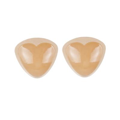 China Soft Breast Triangle Cups Bikini Sponge Insert Adhesive Lift Sticky Foam Bra Pads Wholesale for sale