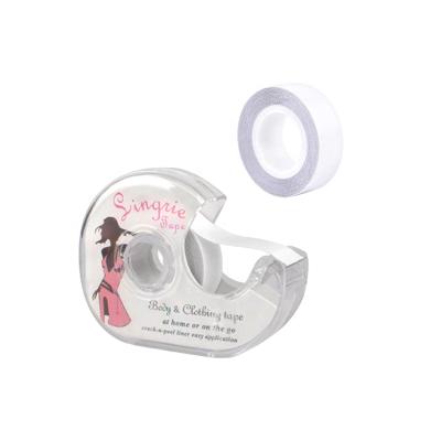 China Boby Nerd Lingerie Double Sided Body Safe Clear Invisible Self Adhesive Tape Clothing Solution For Woman for sale