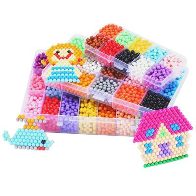 China 2022Hot Sale 3D DIY Plastic Water Beads Children Educational Toys Puzzles Aqua Magic Beads for sale