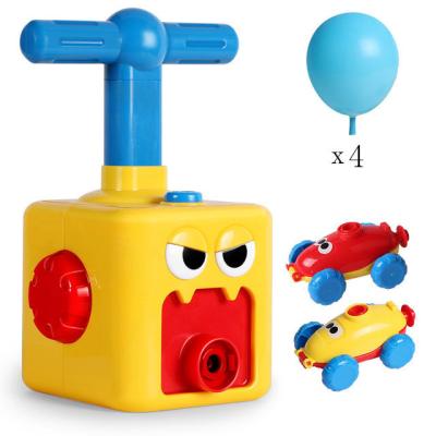 China Educational Toy Balloon Launcher Car Toy Set For Kids Air Power Balloons Car 21*10*24 for sale