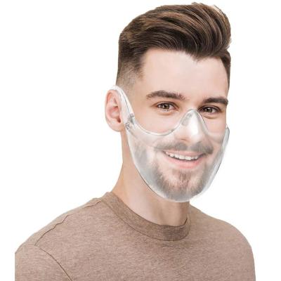 China Anti Fog Reusable Clarity Deaf Transparent Anti Fog Dust Washable Face Masks Fully Clear Smart Cover Say Shield Plastic Mouth Face Mask for sale