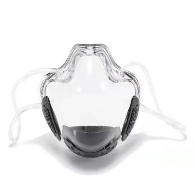 China Innovative Professional Looking Quality Clear Transparent Premium Material Mask Anti Fog For Gym Yoga Day for sale