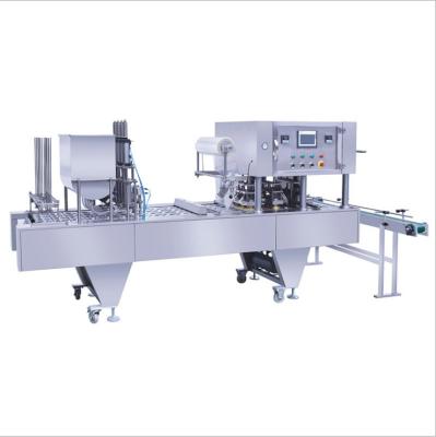 中国 Food Automatic T Filling And Sealing Machine For Cup Yogurt Milk Juice 販売のため