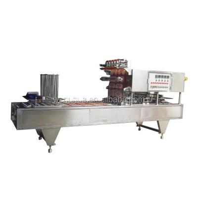 China Automatic Paper Food Noodle Cup Sealing Machine for sale