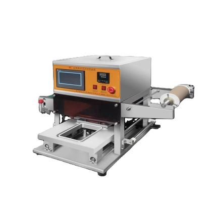 中国 SEM-automatic products cup and tray sealing machine 販売のため