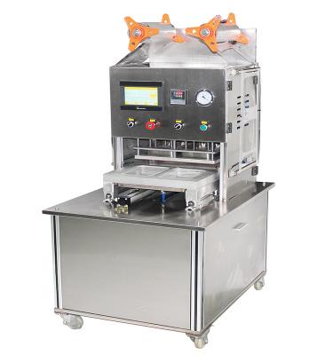 中国 Frozen Food Factory Food Tray And Vacuum Gas Flush Sealing Machine 販売のため