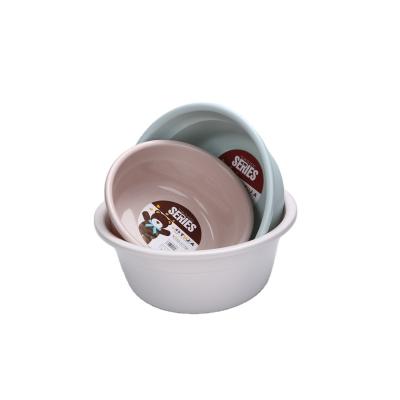 China Sustainable 30cm-40cm cheap round plastic wash basins for bathroom kitchen for sale