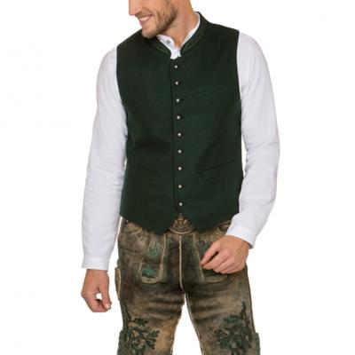 China wholesale Anti-wrinkle german trachten men oktoberfest costume tasteful traditional vest for sale