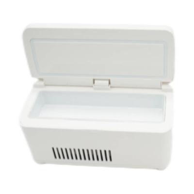 China COMPRESSOR Cool Box White247.5ml Small Lithium Battery7800mAh Insulin/Portable Cooler Medicine/Chemical Reagents Mini Fridge for sale