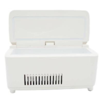 China Mini Refrigerator Portable Medical Insulin Cooler Box 455ml Home/RV/Dormitory/Hotel COMPRESSOR White Battery 7800mAh USB 8-10 Hours for sale