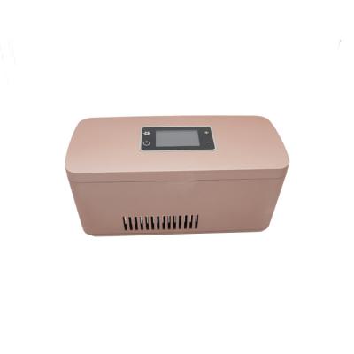 China COOLER Insulin Cooler Box Mini Ref Small Refrigerator Outdoors Rose Gold 455ml for sale