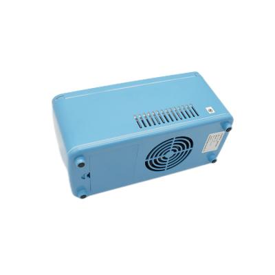 China COMPRESSOR Mini Medical Insulin Cooler Box Small Refrigerator Outdoor 455Ml Blue Vacation for sale