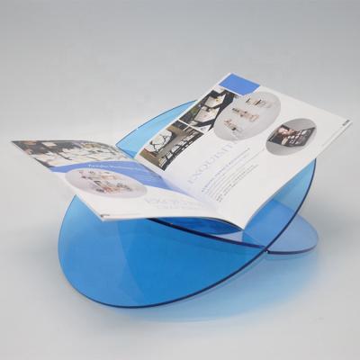 China Handmade Custom Assembly X Shape Acrylic Book Display Stand Holder To Tell for sale