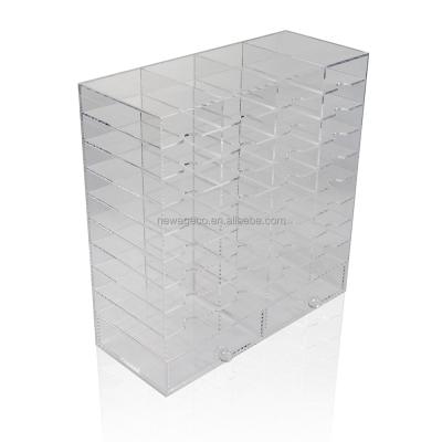 China Handmade Clear Acrylic Storage For Lash Tray Eyelash Extension Display Stand Lash Tray Boxes Empty for sale