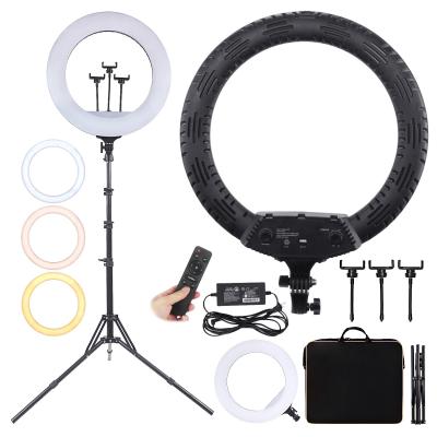 China Wholesale PORTABLE Portable led photography lighting studio kit ring light 18 inch for sale