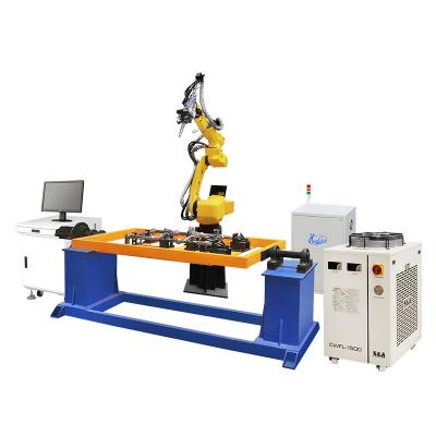 Chine Robot de soudure laser de haute précision de HWASHI pour des radiateurs de serviette et des rails de serviette à vendre