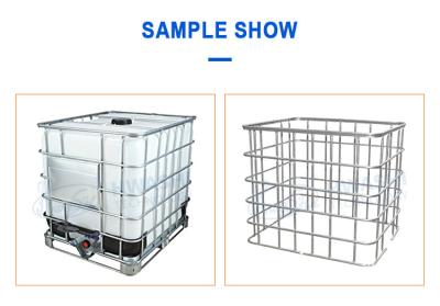 Chine Machine de soudure automatique à forte intensité de cage de tube de fer de cadre de cage d'IBC à vendre