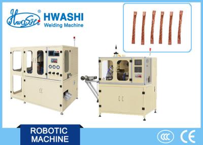China Pulso de frecuencia media trenzado de la CA de la soldadora del alambre del filamento del cobre automático en venta
