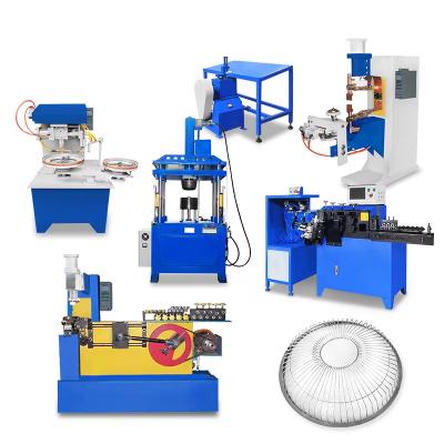 China Hwashi Automatic Fan Guard Maker Machine,Spiral Fan Guard Maker Machine,Air Fan Mesh Welding Machinery Set Plant Te koop