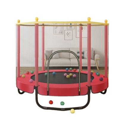 China With High Quality Protective Net Children's Bed Kids Jumping Trampoline With Enclosure for sale