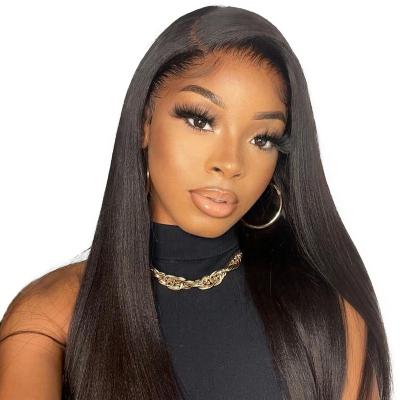 China Straight Lwigs 12A Grade Virgin Cuticle Aligned Hd To Lace Frontal Closure Wigs 4x4 5x5 6x6 HD Frontal Closure Hair Wig for sale