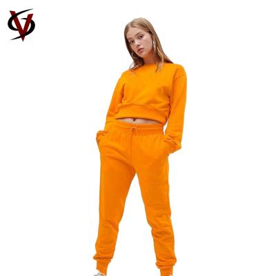 China Guangzhou V&S Customized Your Own Logo Blank Tracksuit Wholesale Cheap Tracksuits For Women for sale