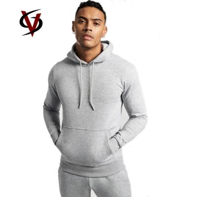 China Wholesale 50% Cotton 50% Polyester Blank Sweatshirt Custom High Quality Men's Black Hoodie for sale