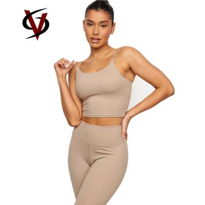 China New Women Workout Sets Sports Bra High Waist Women Yoga Leggings Seamless Yoga Set for Women for sale