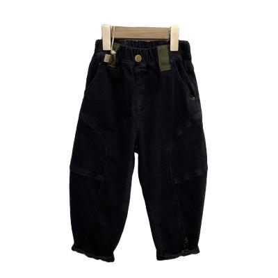 China 2022Wholesale New Design Anti-wrinkle Kids Jeans Pants Kids Jeans Boys Casual Jeans Pants for sale