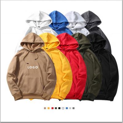 China Anti-Wrinkle OEM Embossed Logo Long Sleeve Hooded Casual Hoodie Men's Custom Sweatshirts Plus Size Hoodies Men Oversized Hoodies for sale