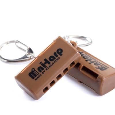 China Resin 5 Hole Mini Harmonica Promotion Gifts Souvenir Main Chain for sale