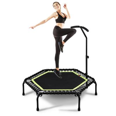 China Portable Park Folding Bounce Portable Bounce Inflatable Hexagonal Jumping Trampoline for sale