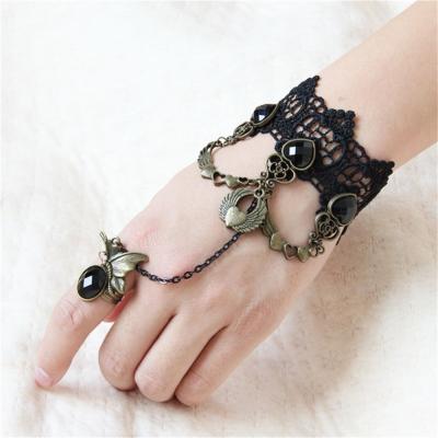 China Fashion Vintage Handmade Bracelet For Women Accessories Cute Lace Bracelets Bangles Women Wrist Jewelry for sale