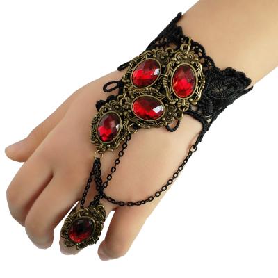 China Vintage Gothic Style Retro Wrist Bracelet Women Bracelet Personality Handmade Jewelry Gift for sale