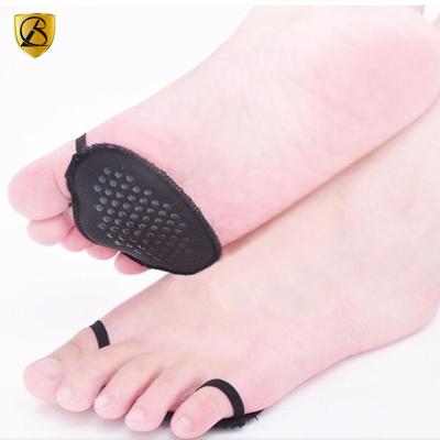 China Brace Anti-Slip Copper Lace Fabric Foam Cushioned Foot Pad for sale