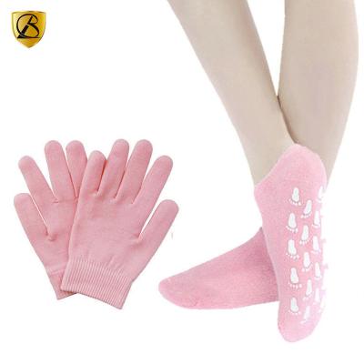 China QUICK DRY copper brace moisturizing gel socks/spa moisturizing gel socks factory price copper socks /Women gel spa socks for sale