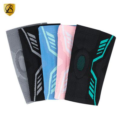 China Outdoor Recycling Fitness Dance Basketball Sports Knee Mountaineering Anti-collision Patella Silicone Compression Pads Protective Adult for sale