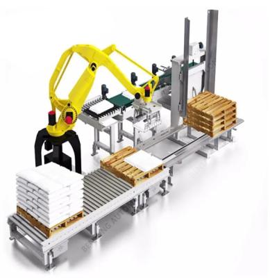 China Robotic Automatic Palletizing Equipment Arbitrary Settings for sale