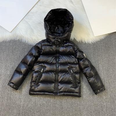 China 2021 High End Children's Waterproof Jacket 2021 Brand MC Zipper Down Jacket Children 90% Goose Down Jacket for sale