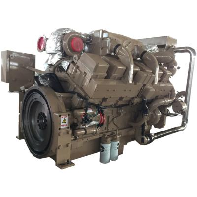 China China Water Cooled 600HP Brand New Marine Propulsion Diesel Engine KT38-M600 for sale