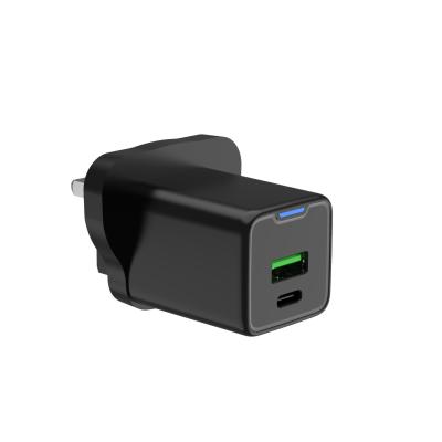 China 45W Fast Charge GaN USB Charger 100V - 240V Type C Fast Charging Power Block Plug for sale