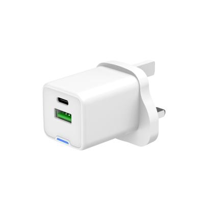 China 45W Gallium Nitride GaN USB Charger With Light Type C Fast Charging Power Block Plug for sale